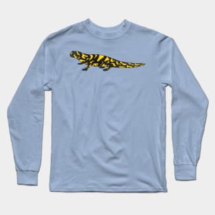 Tiger salamander cartoon illustration Long Sleeve T-Shirt